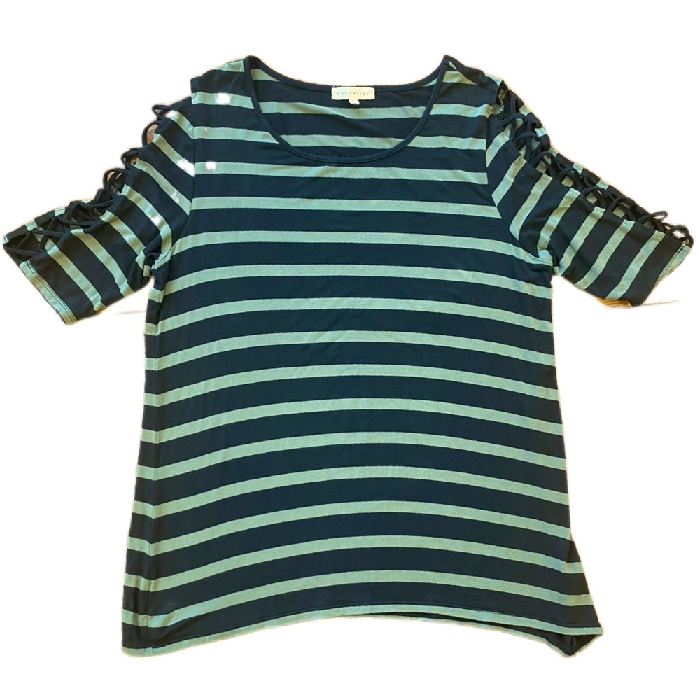 EUC Retrology Striped 3/4 length tunic
